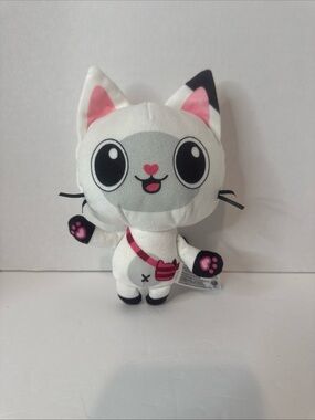 Gabby's Dollhouse Pandy Paws Plush Toy Figure Collector White Black Pink 8”